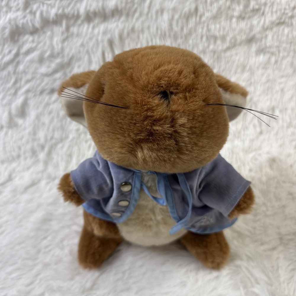 Vintage‎ Eden Peter Rabbit Plush 14in Blue Jacket Beatrix Potter Made In Korea